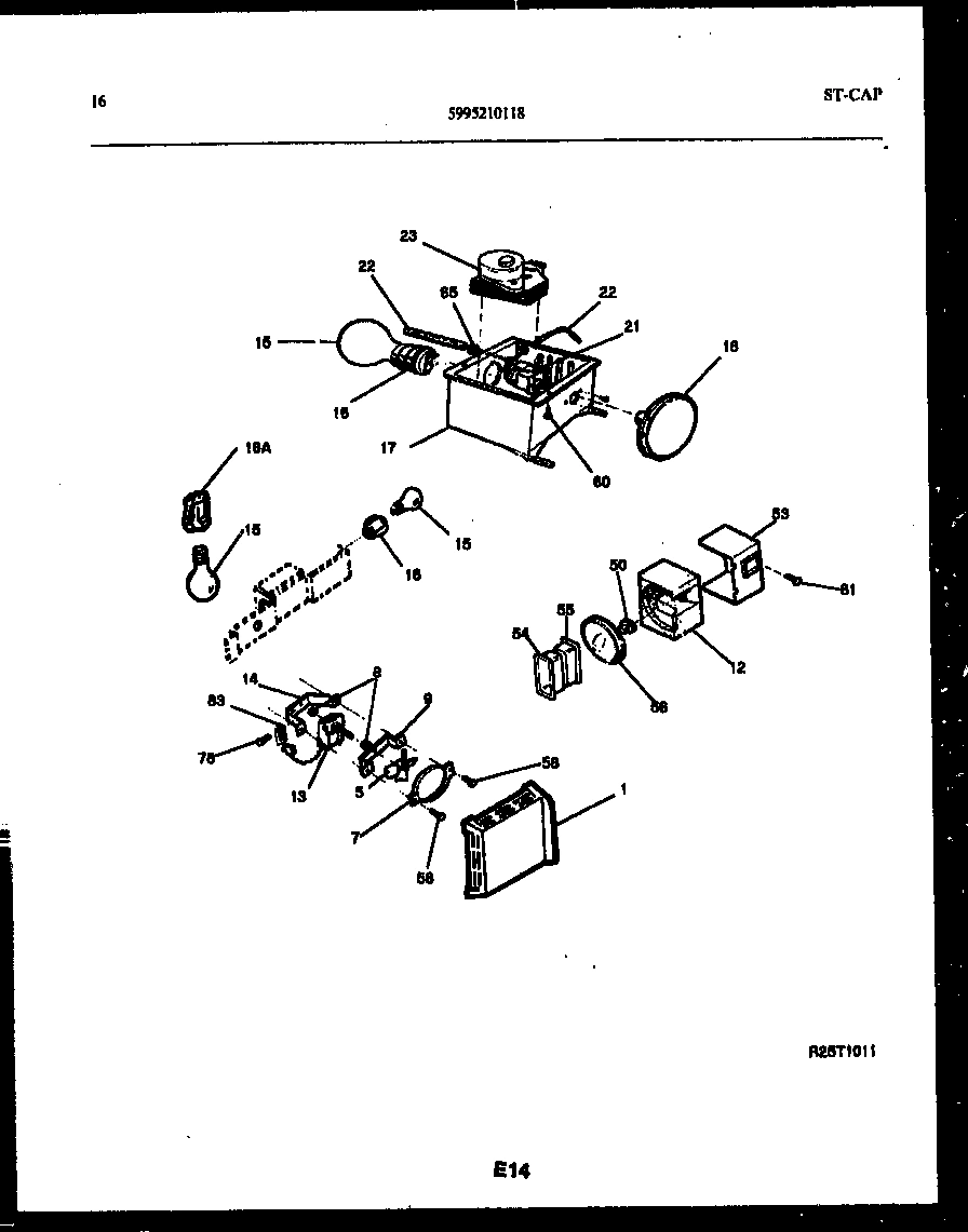 09 - REFRIGERATOR CONTROL ASSEMBLY, DAMP