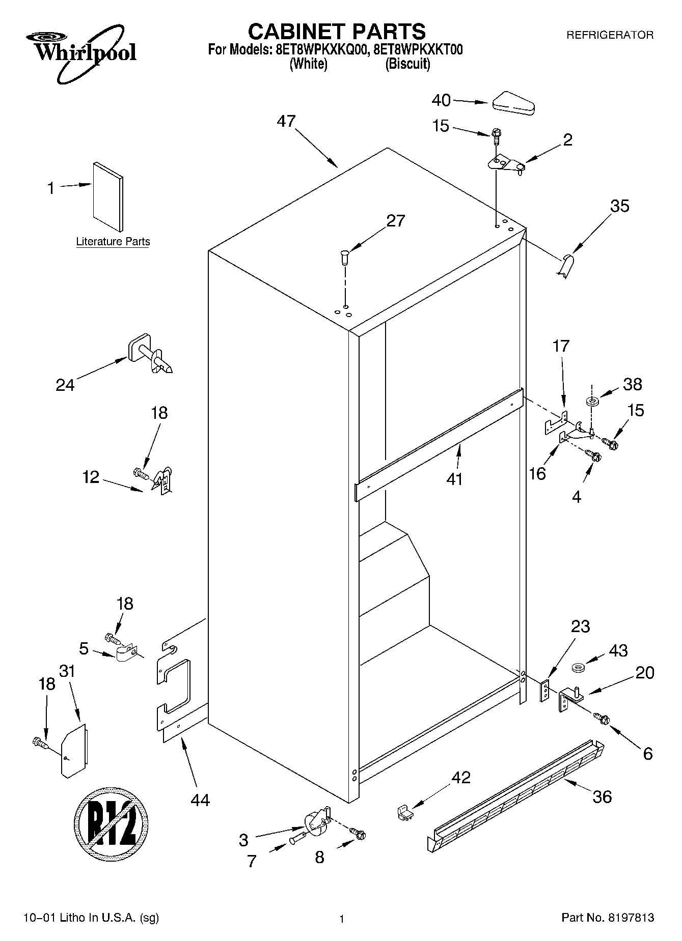 01 - CABINET, LITERATURE