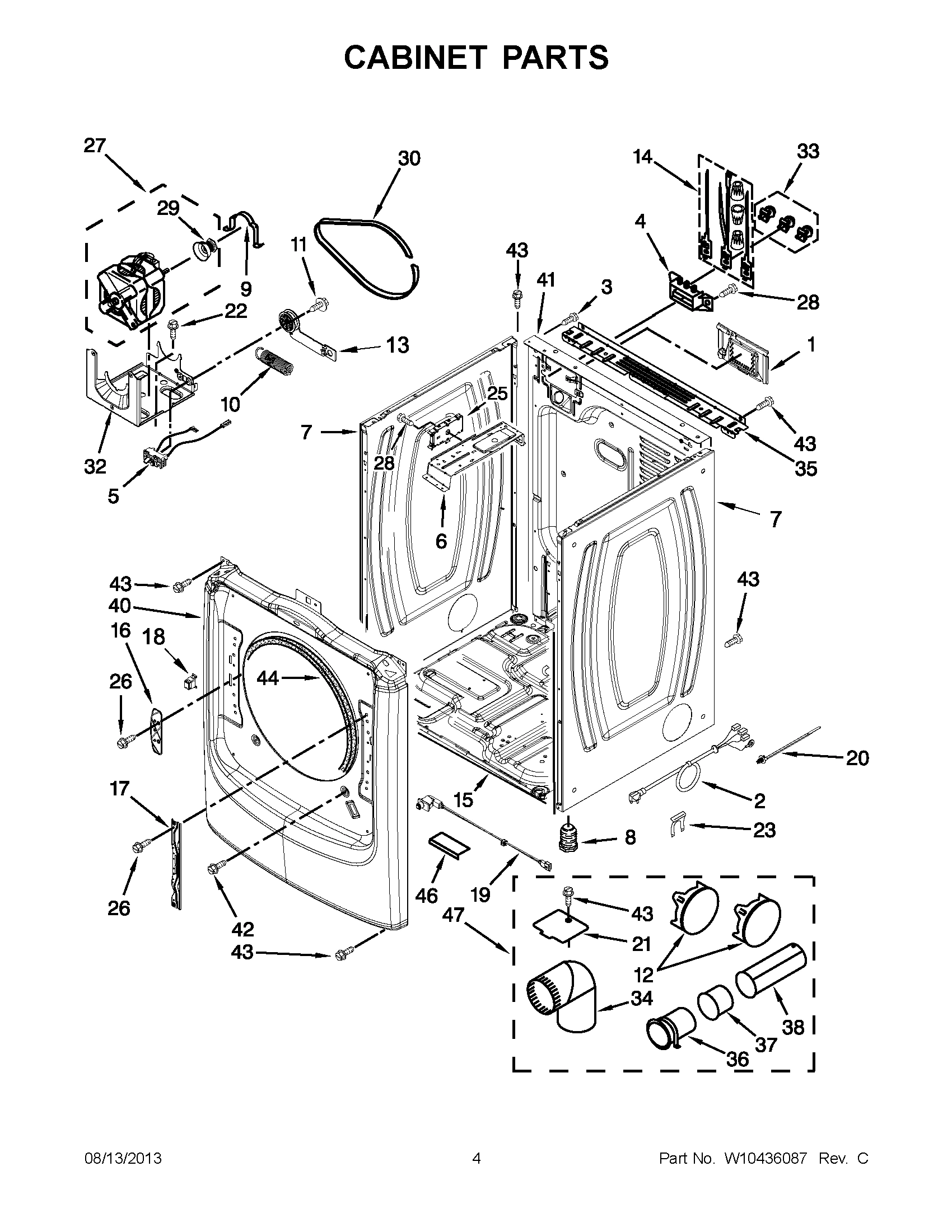 02 - CABINET PARTS