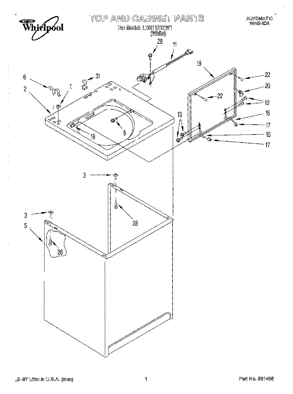 01 - TOP AND CABINET