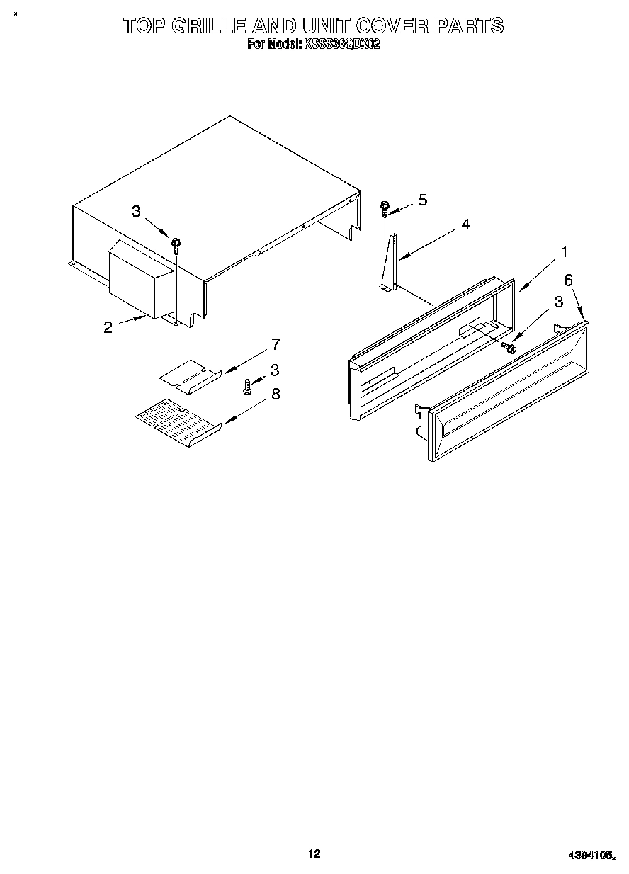 09 - TOP GRILLE AND UNIT COVER