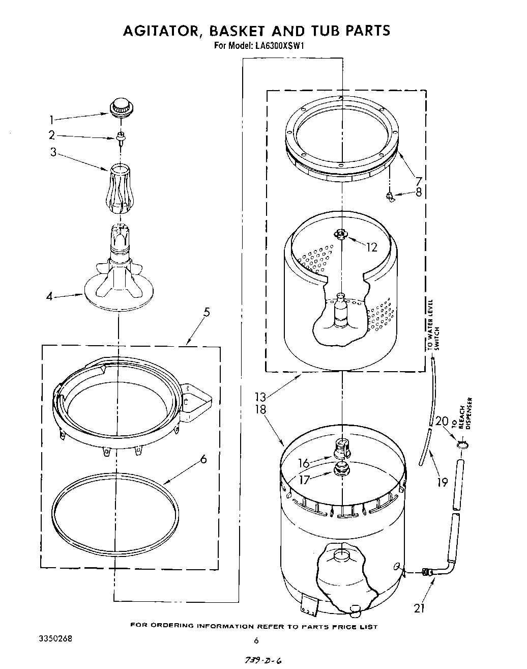 04 - AGITATOR, BASKET AND TUB