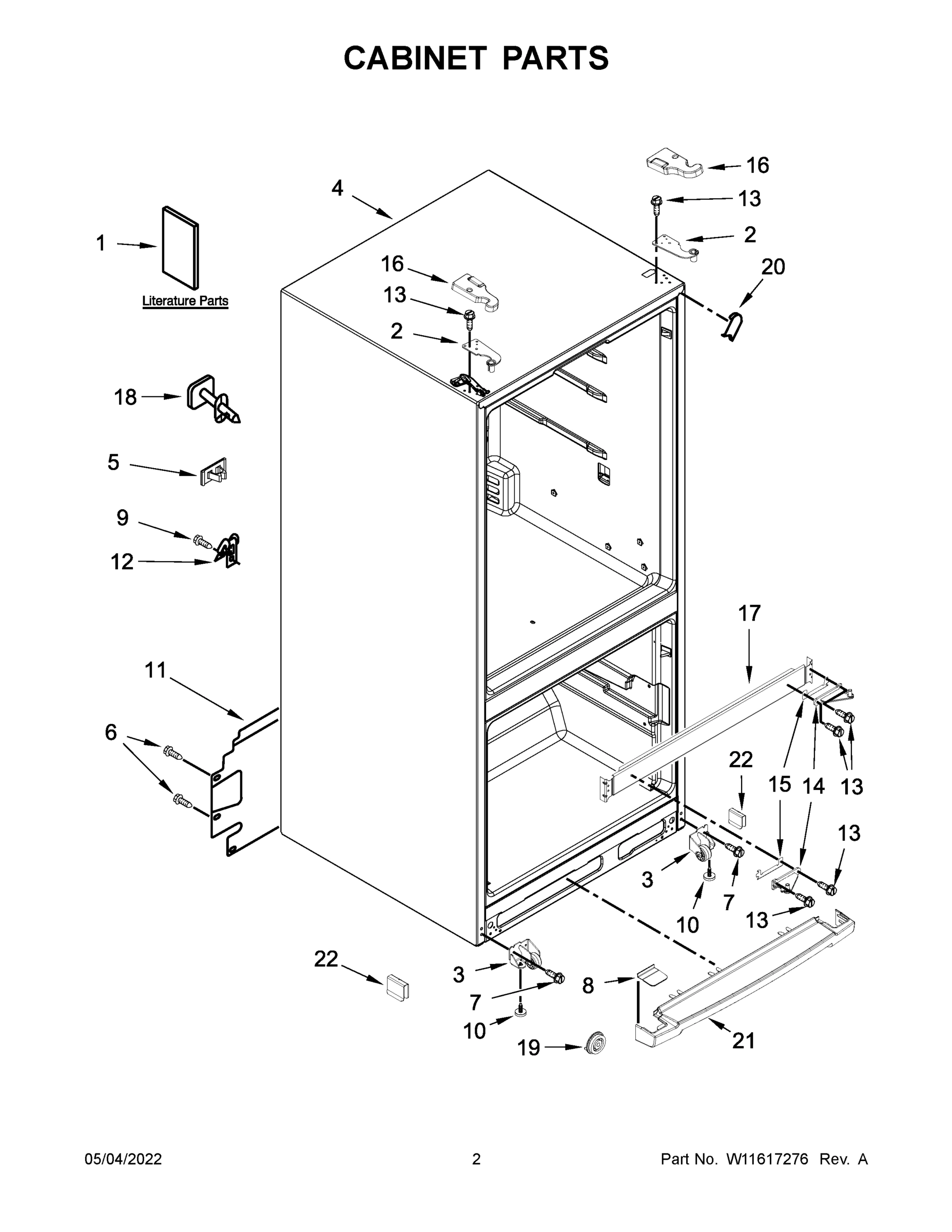 02 - CABINET PARTS