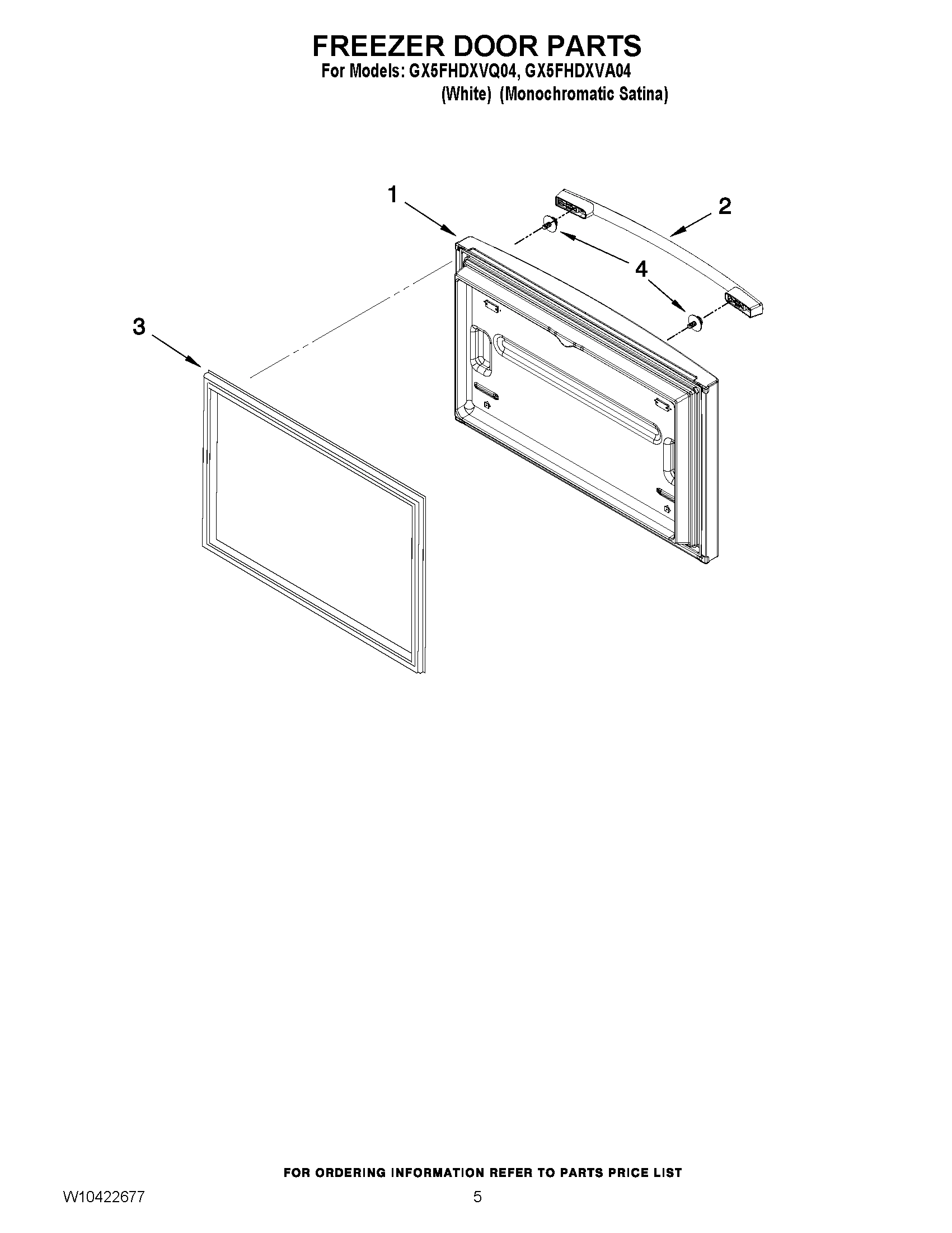 03 - FREEZER DOOR PARTS