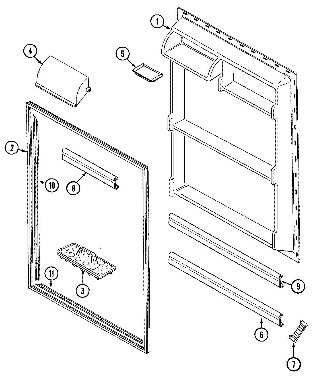 05 - FRESH FOOD INNER DOOR