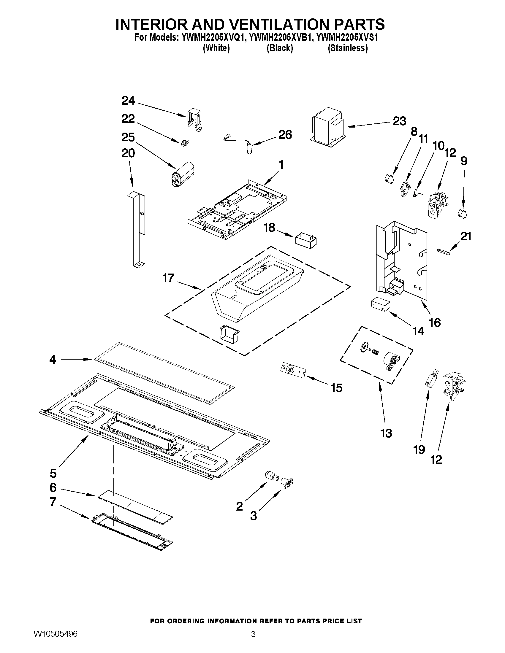 03 - INTERIOR AND VENTILATION PARTS