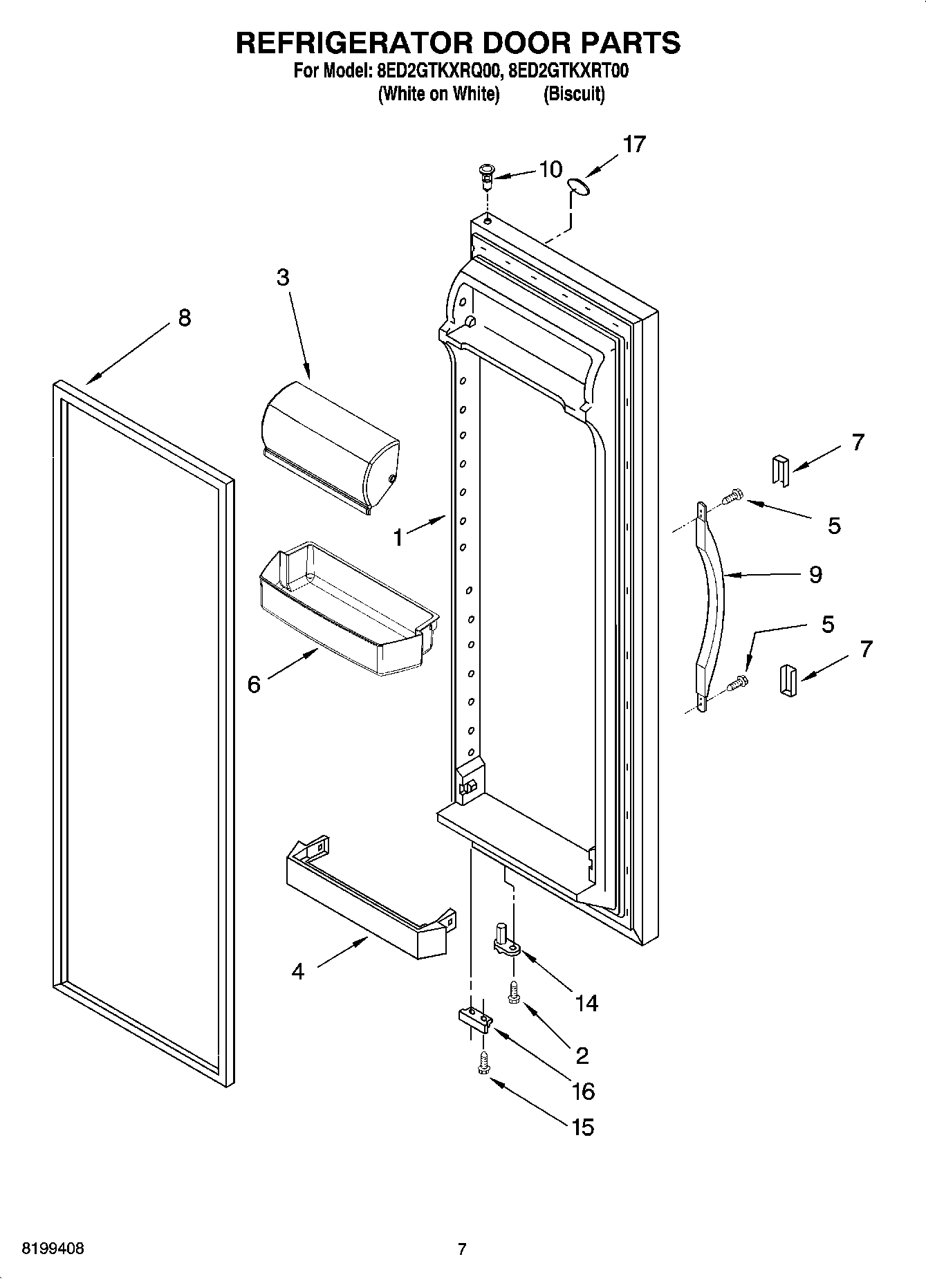 06 - REFRIGERATOR DOOR PARTS