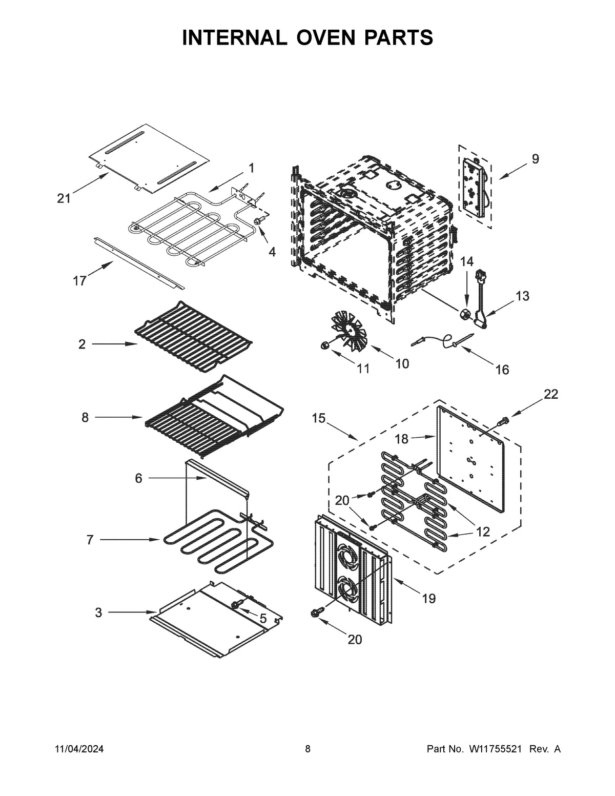 05 - INTERNAL OVEN PARTS