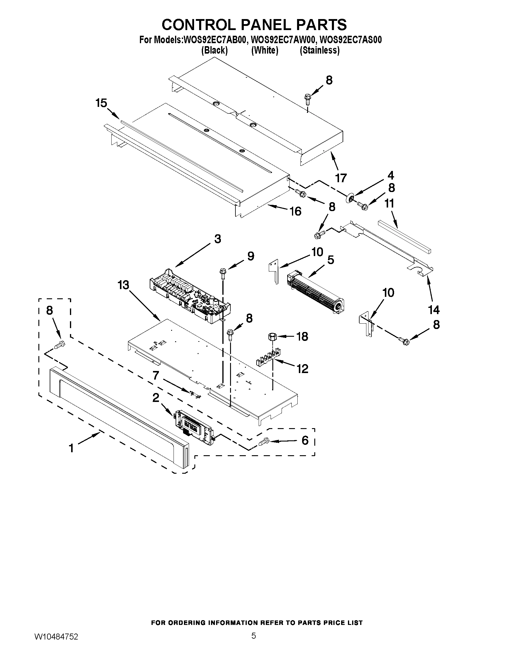 04 - CONTROL PANEL PARTS