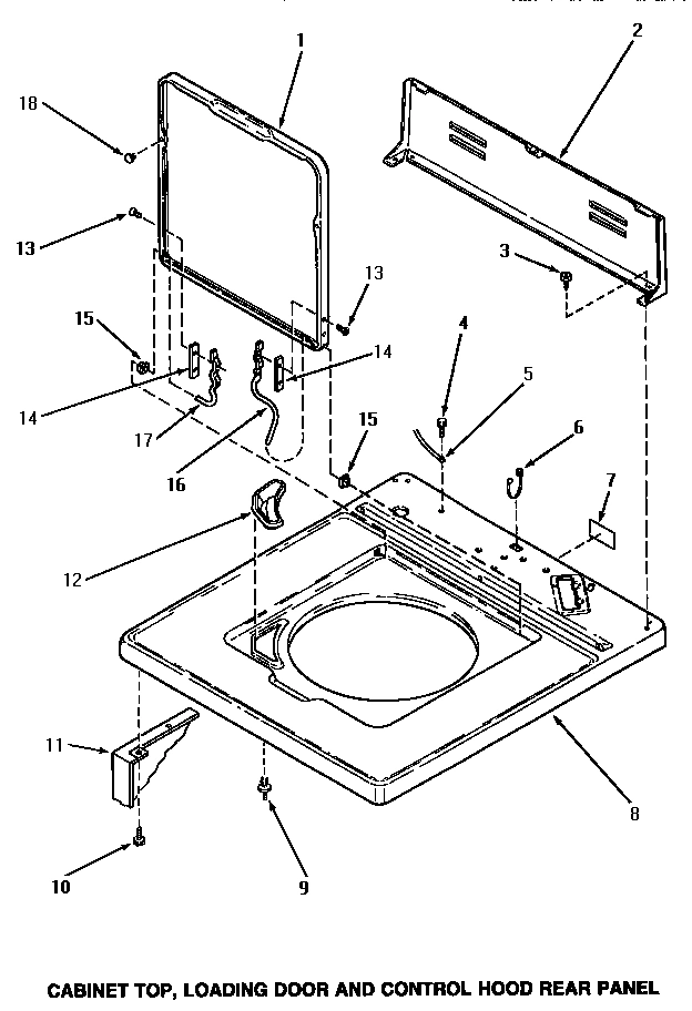 05 - CAB TOP/LOADING DR & CTRL HOOD REAR PAN