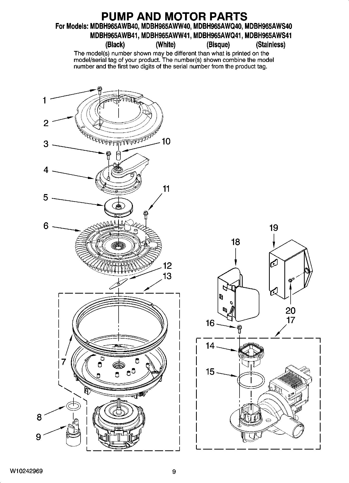 08 - PUMP AND MOTOR PARTS