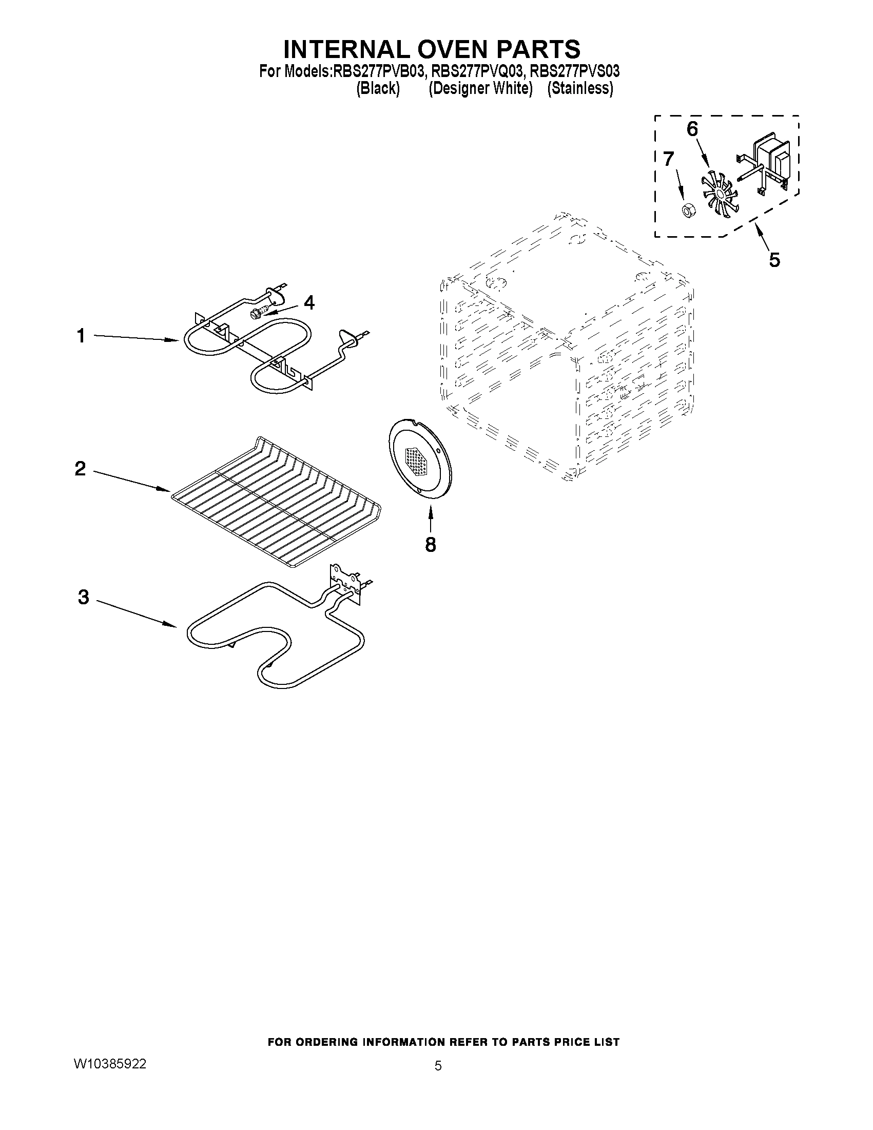 04 - INTERNAL OVEN PARTS