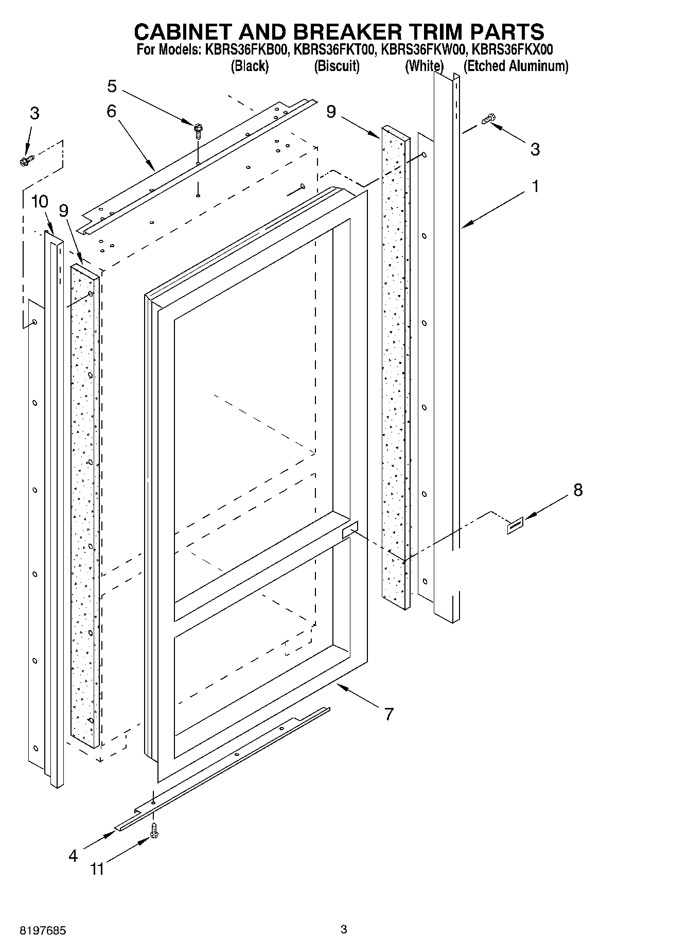 02 - CABINET AND BREAKER TRIM