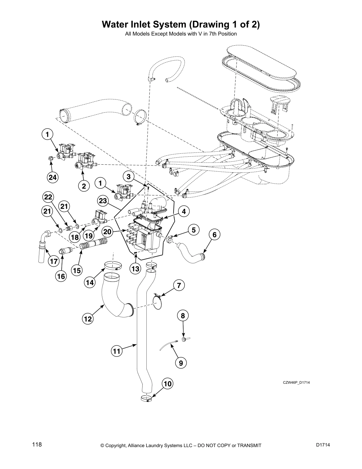 Water Inlet System (Drawing 1 of 2)