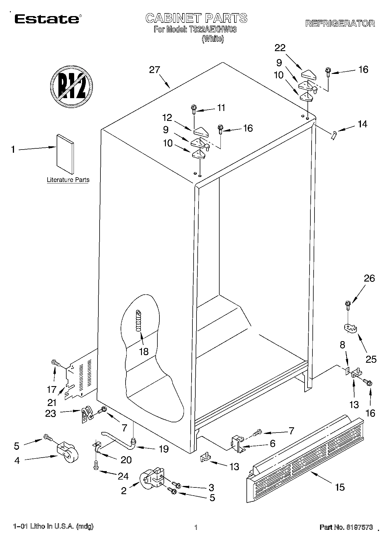 01 - CABINET, LITERATURE