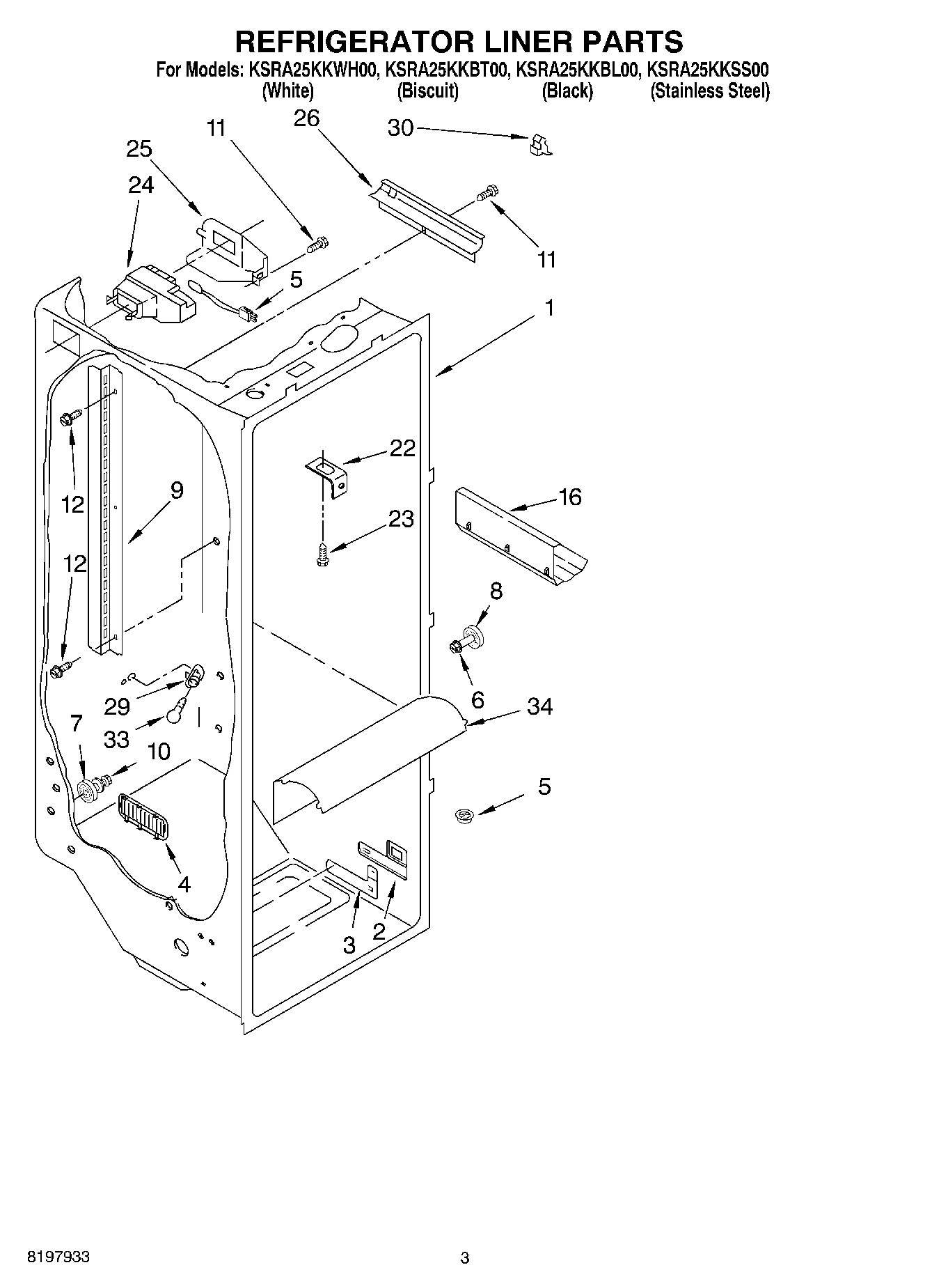 02 - REFRIGERATOR LINER
