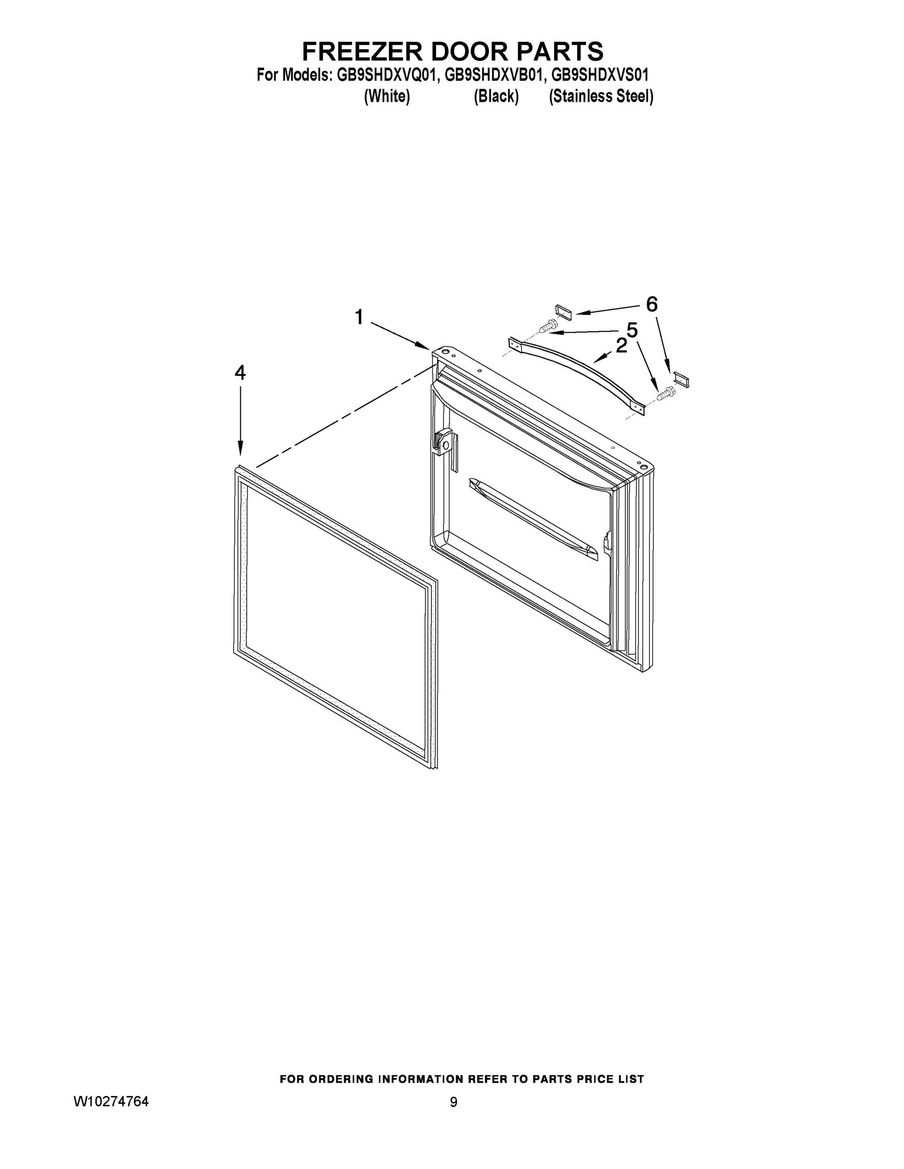 05 - FREEZER DOOR PARTS