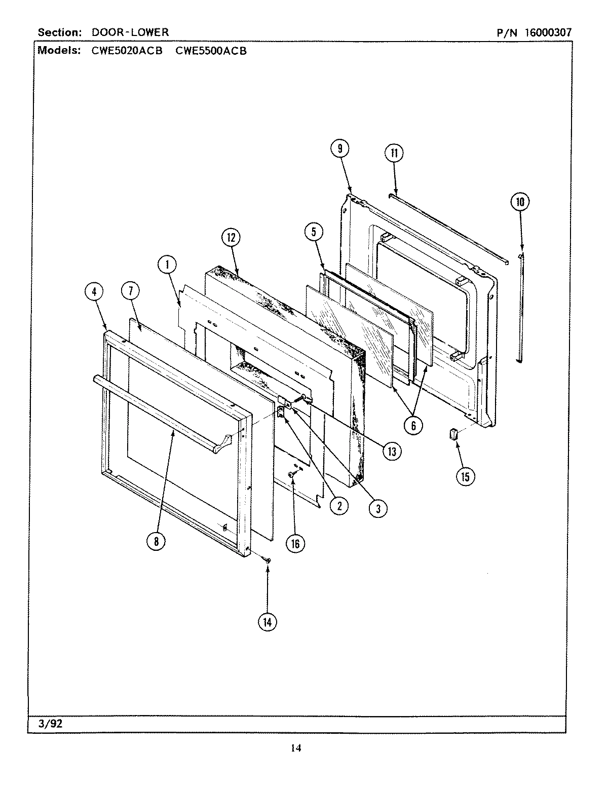 03 - DOOR-LOWER (CWE5520ACB, CWE5500ACB)