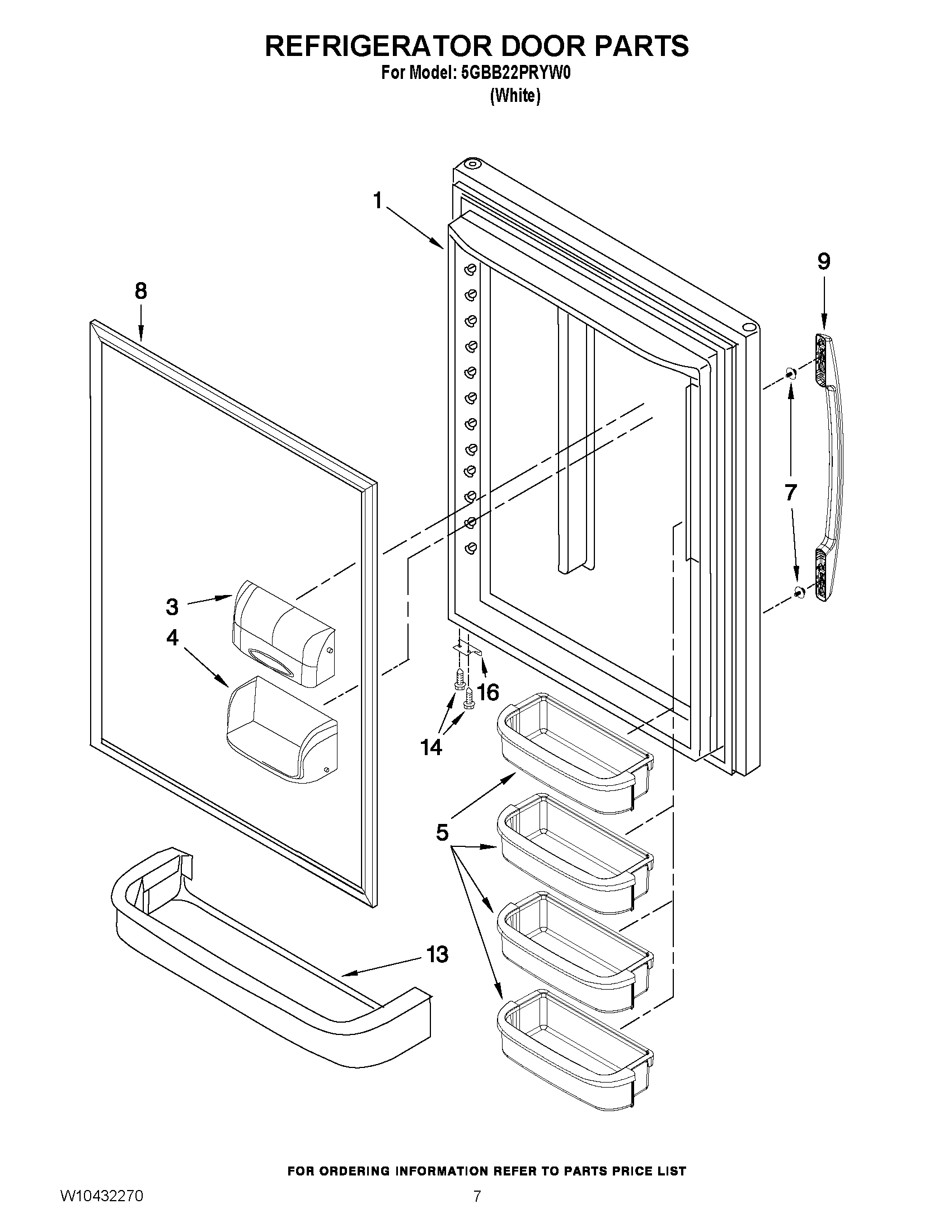 04 - REFRIGERATOR DOOR PARTS