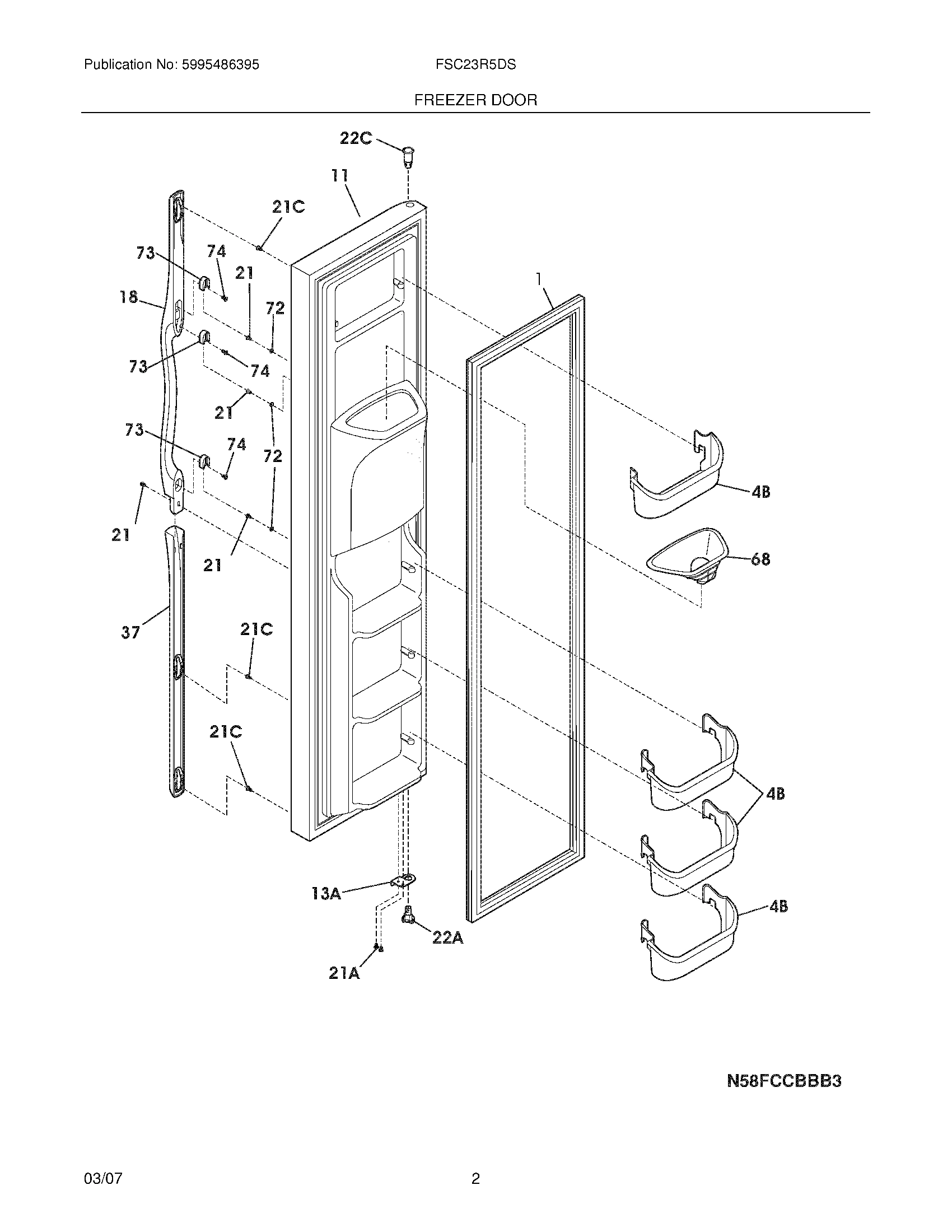 03 - FREEZER DOOR