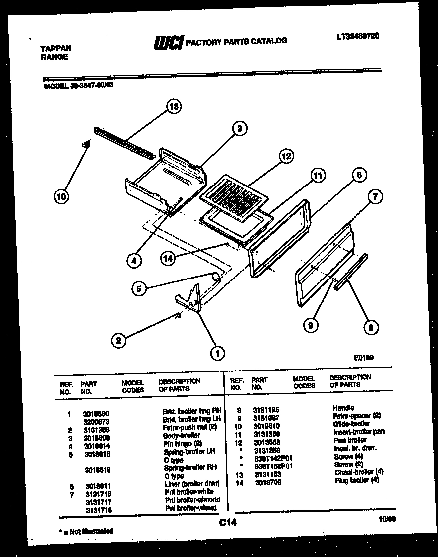 05 - BROILER DRAWER PARTS