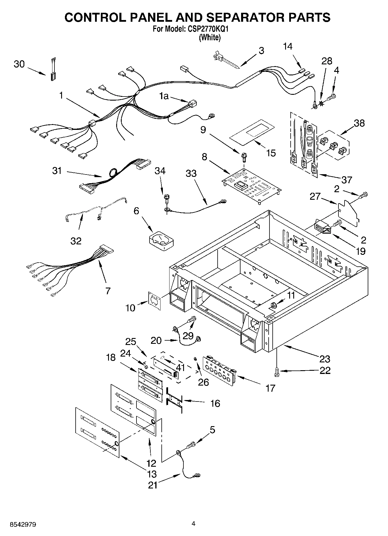 02 - CONTROL PANEL AND SEPARATOR PARTS