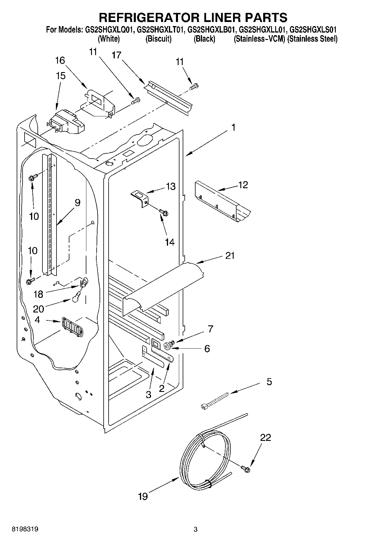 02 - REFRIGERATOR LINER