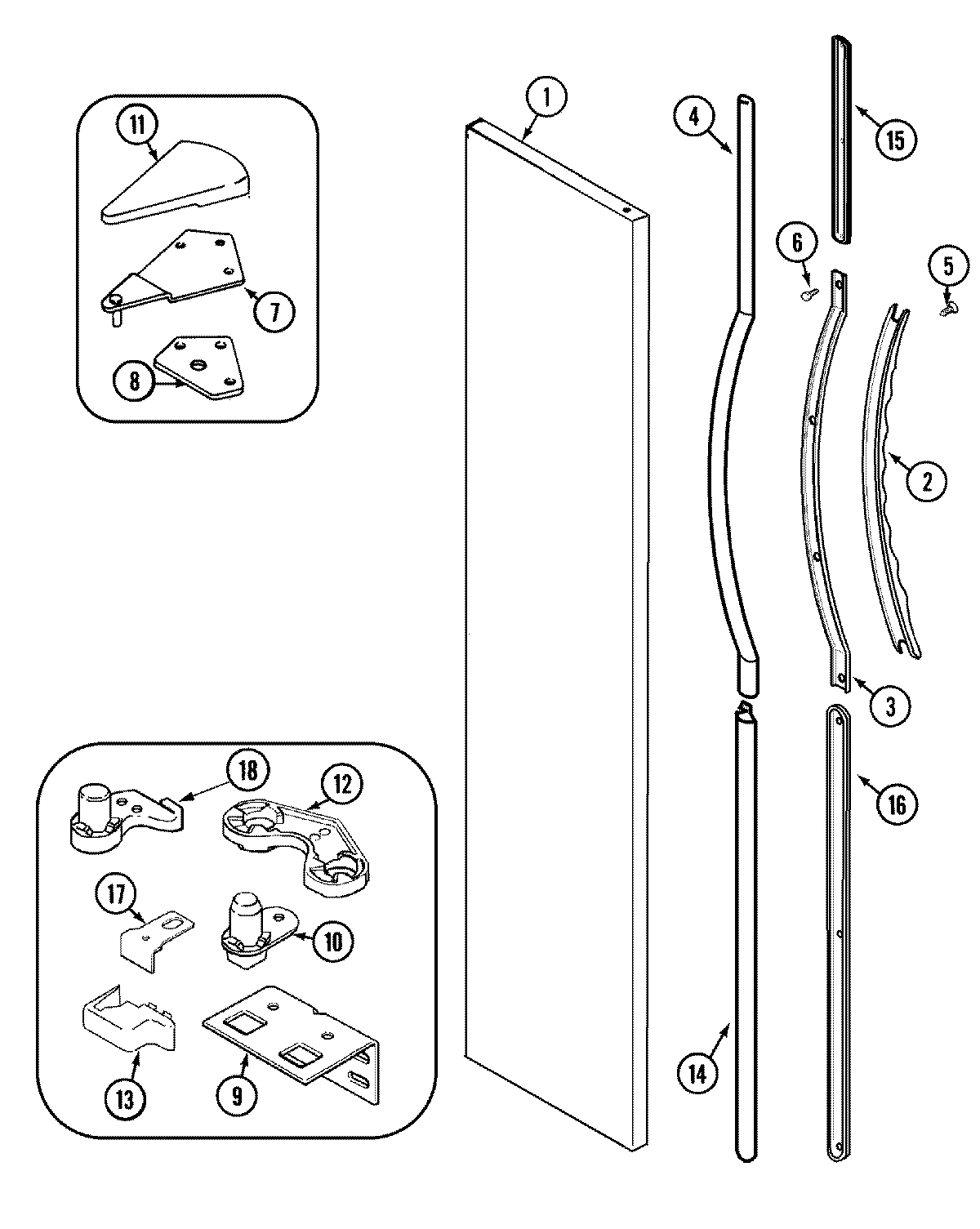 07 - FREEZER OUTER DOOR (REV 10)