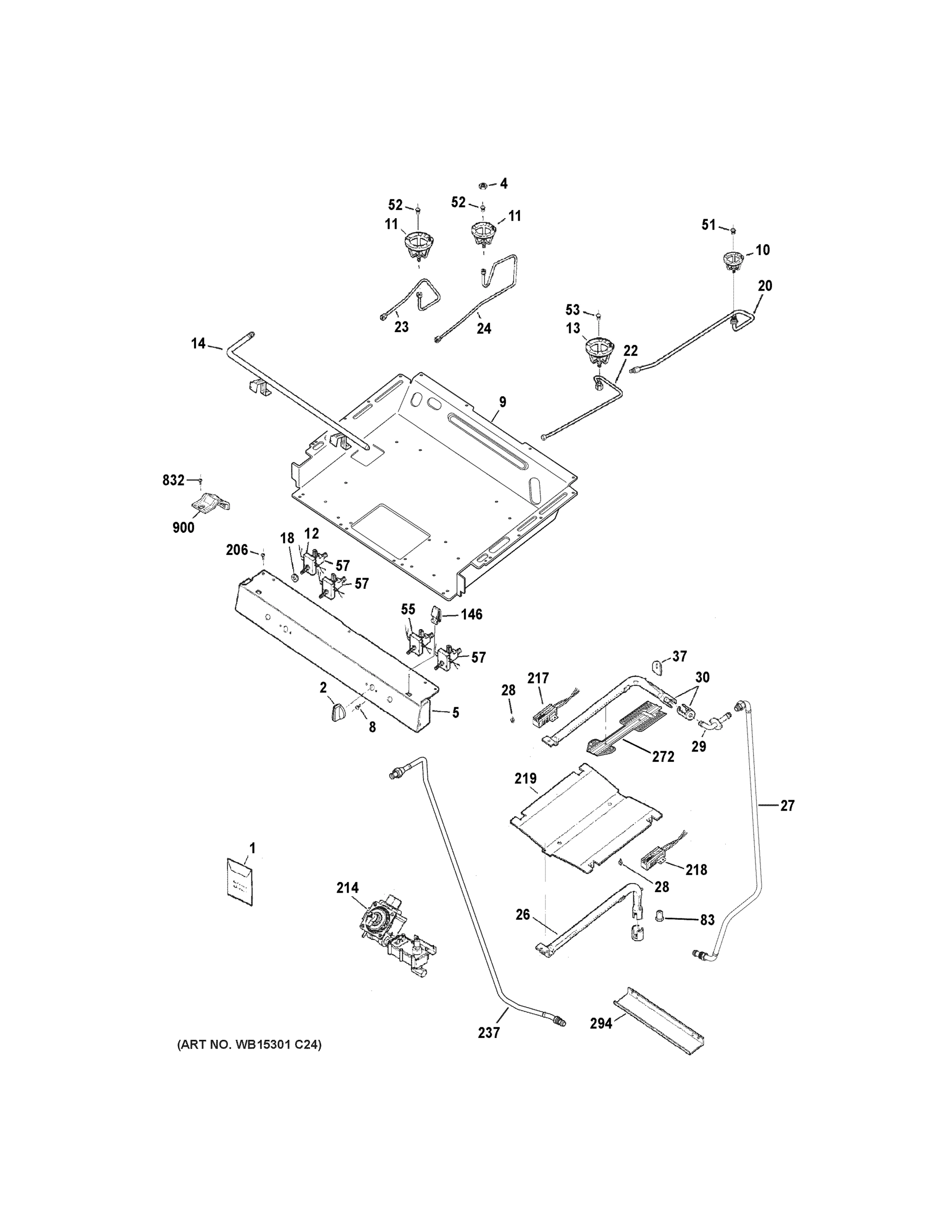 GAS & BURNER PARTS
