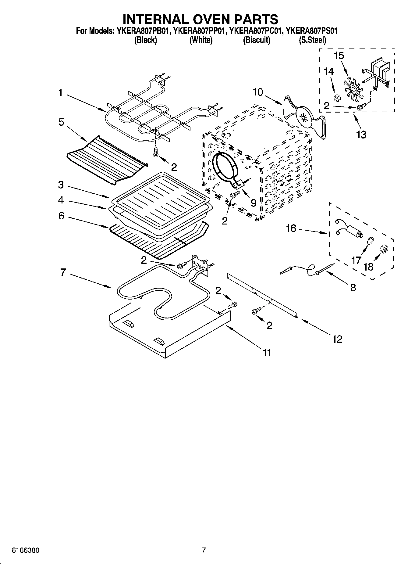 05 - INTERNAL OVEN PARTS