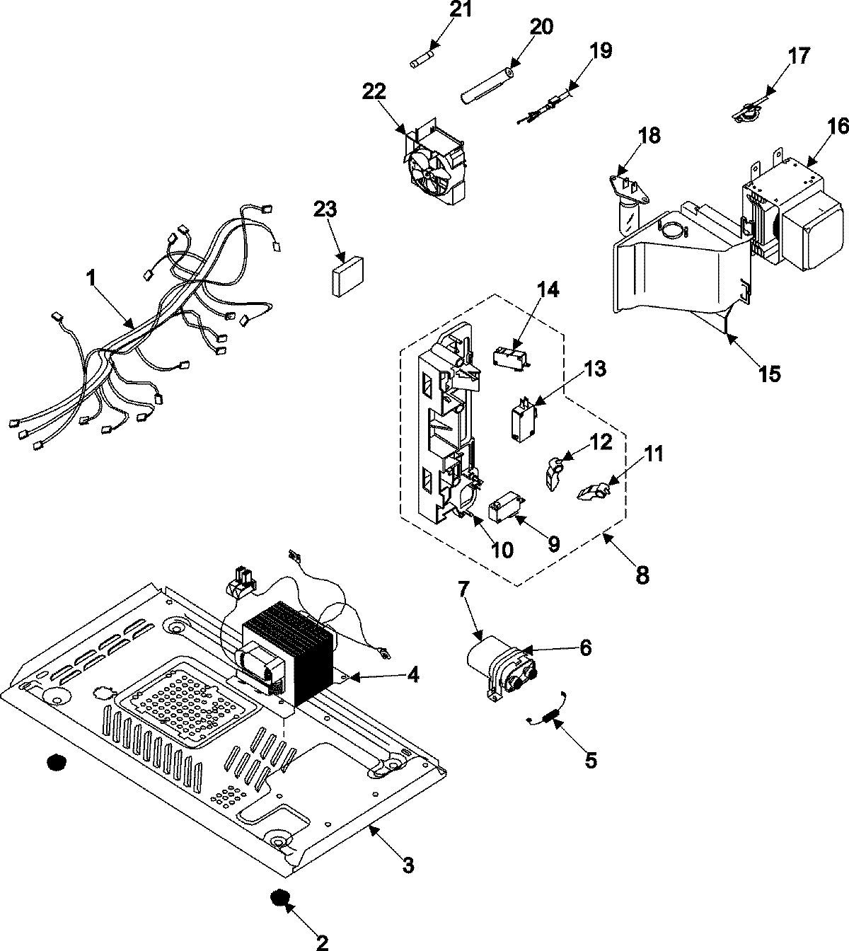 03 - INTERNAL CONTROL/LATCH ASY/BASE