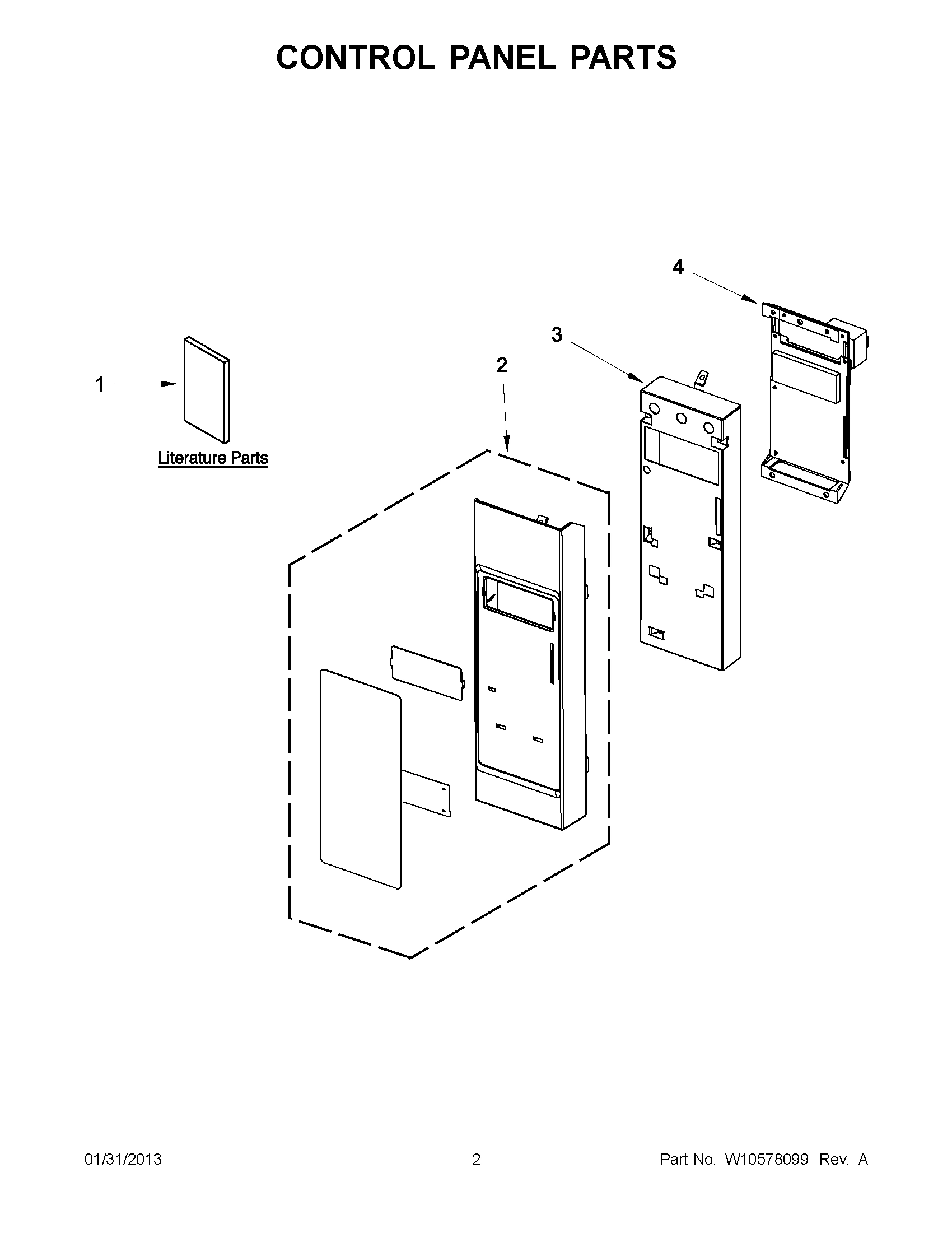 01 - CONTROL PANEL PARTS