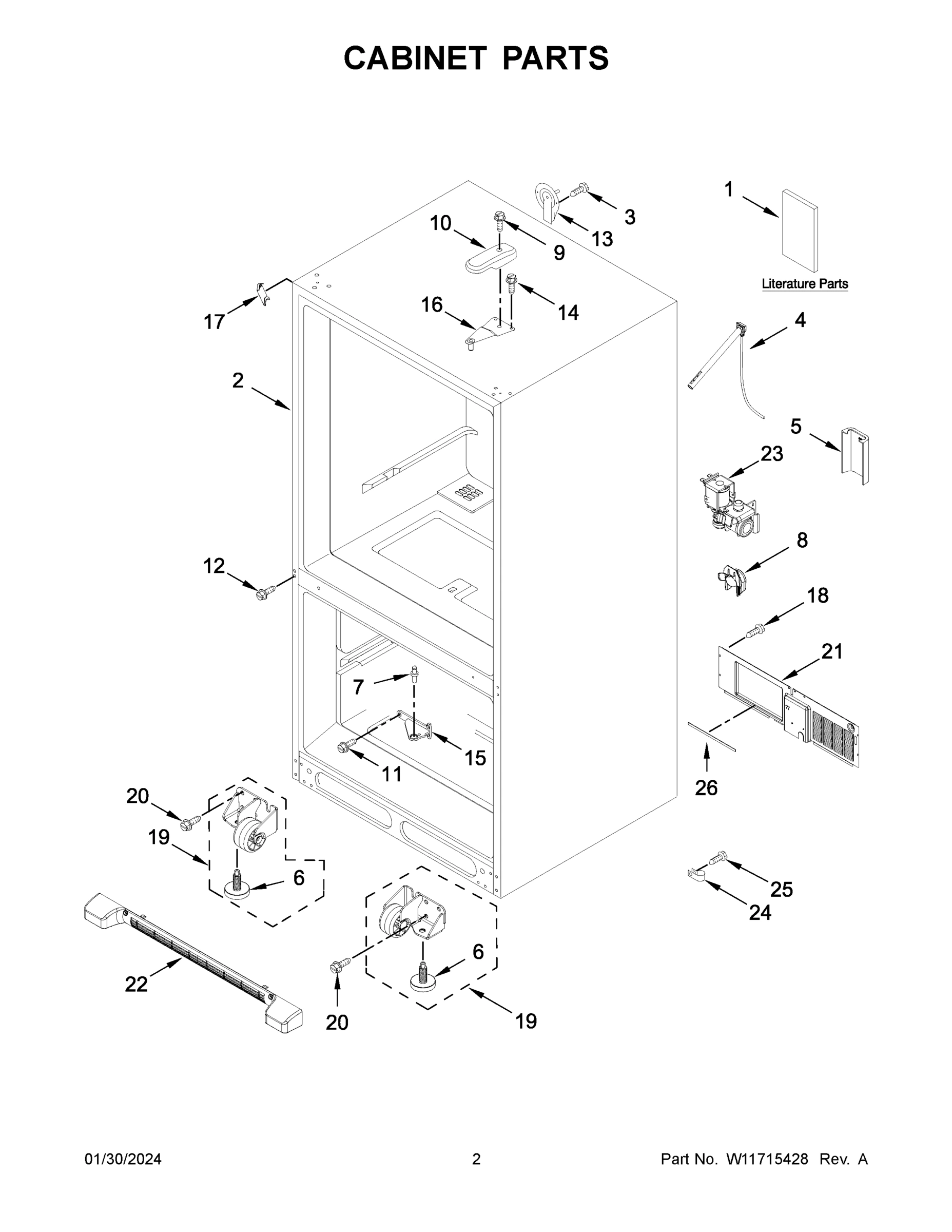 02 - CABINET PARTS