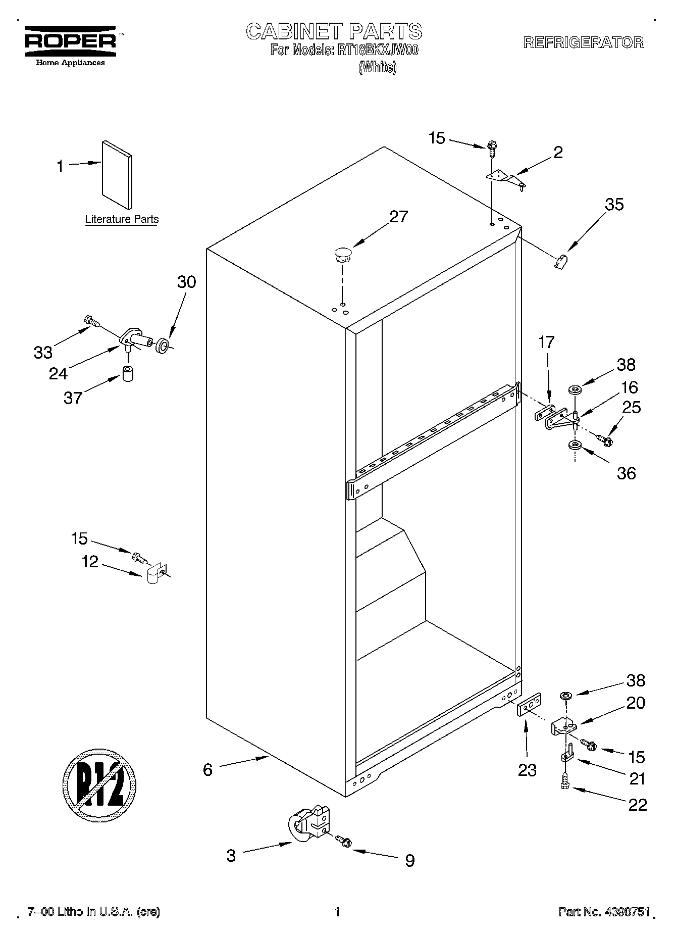 01 - CABINET, LITERATURE