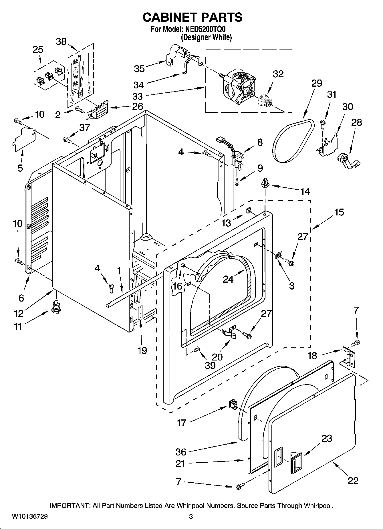 02 - CABINET PARTS
