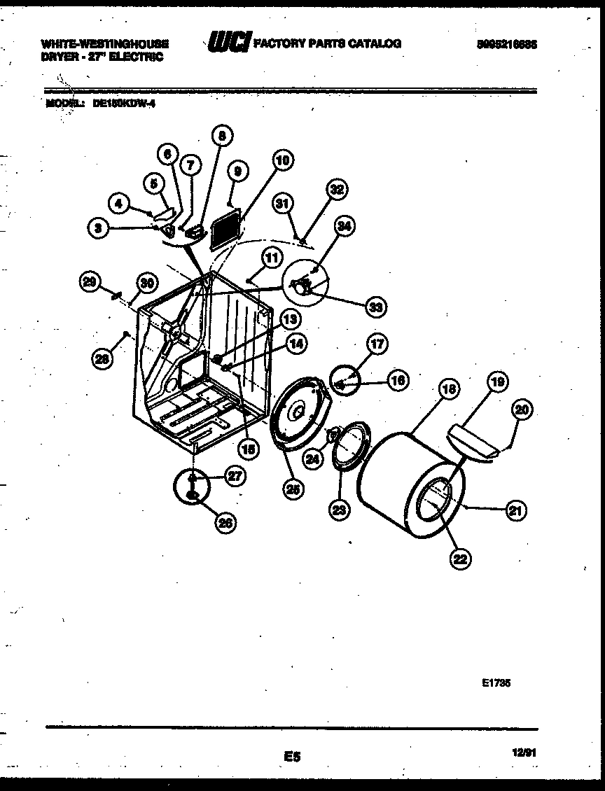 02 - CABINET AND COMPONENT PARTS