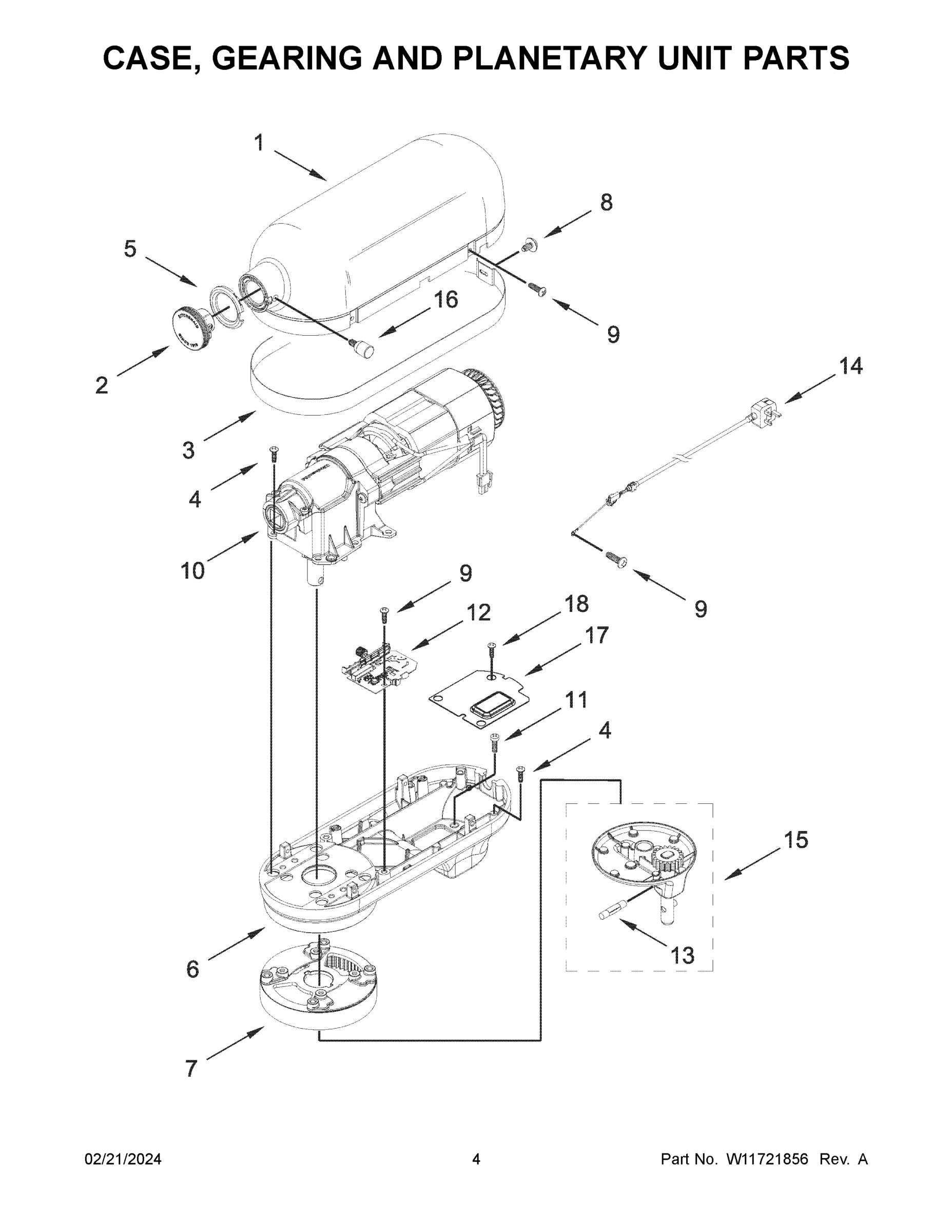 03 - CASE, GEARING AND PLANETARY UNIT PARTS
