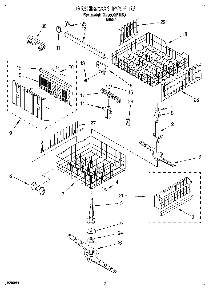 05 - DISHRACK, LIT/OPTIONAL