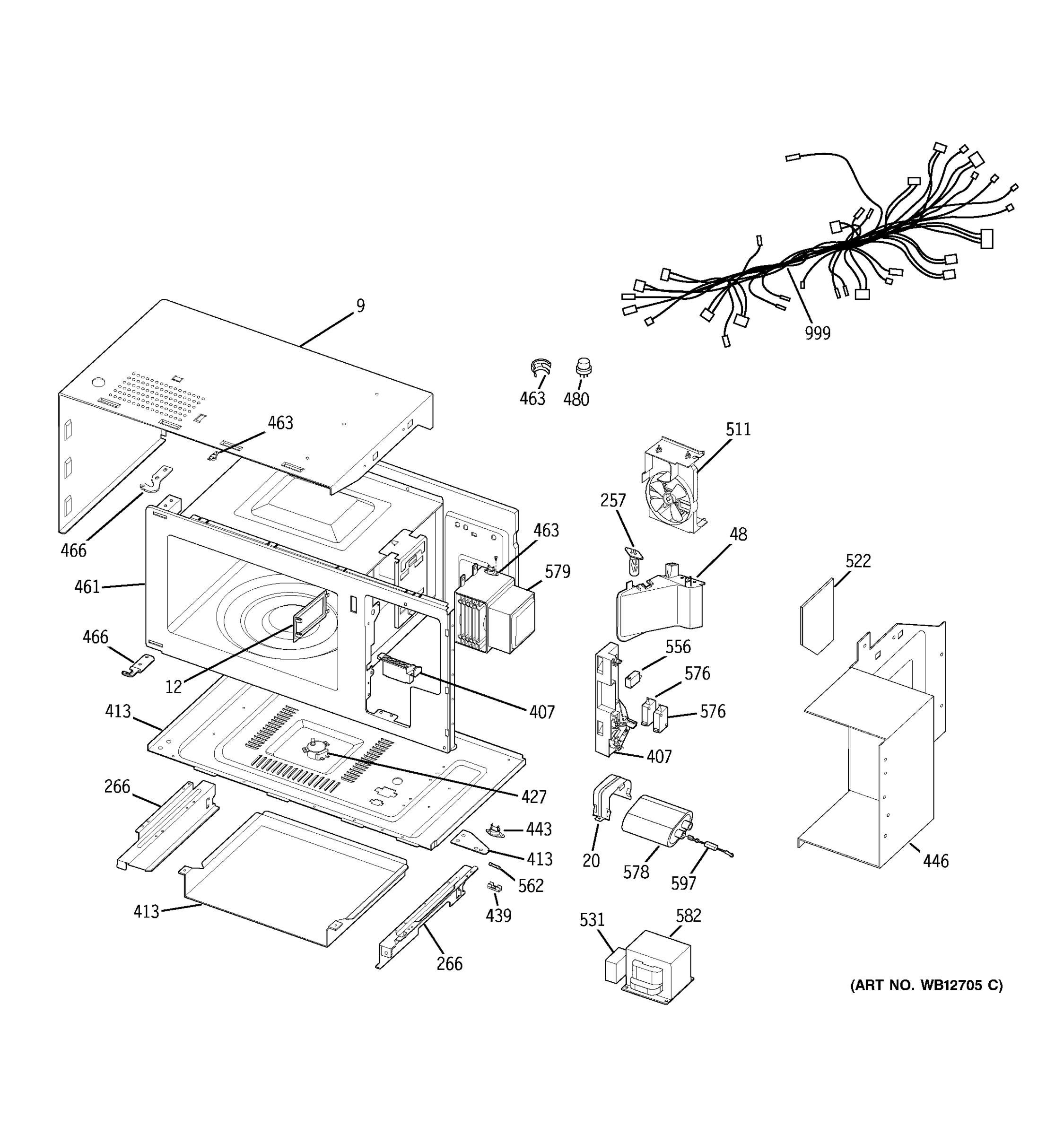 MICROWAVE BODY PARTS