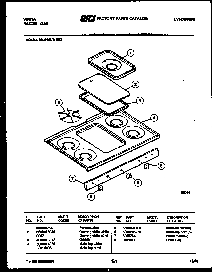 03 - COOKTOP PARTS
