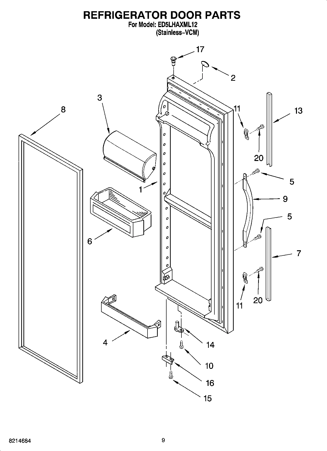 06 - REFRIGERATOR DOOR PARTS