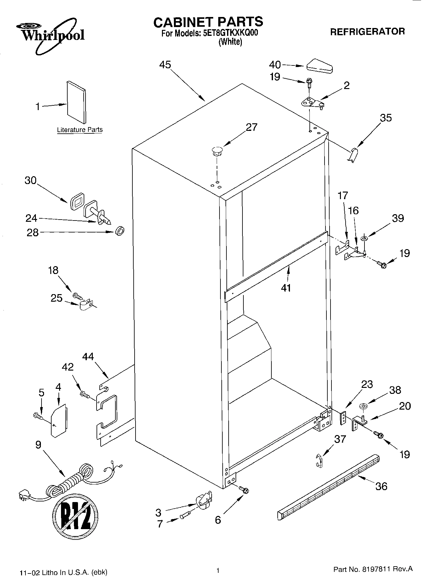 01 - CABINET, LITERATURE