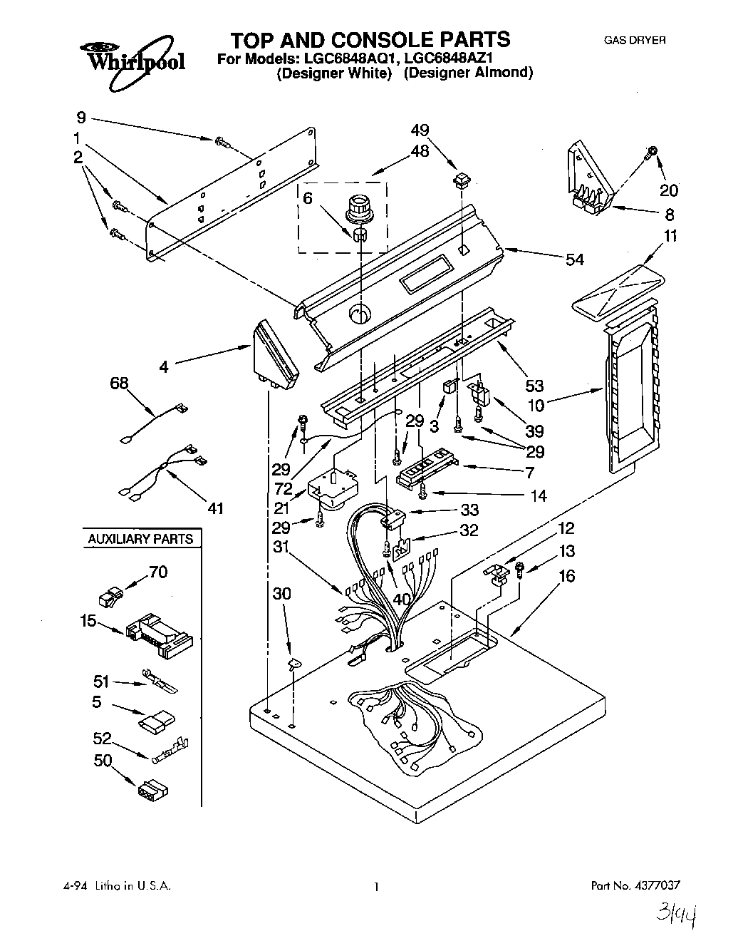 01 - TOP & CONSOLE, LIT/OPTIONAL