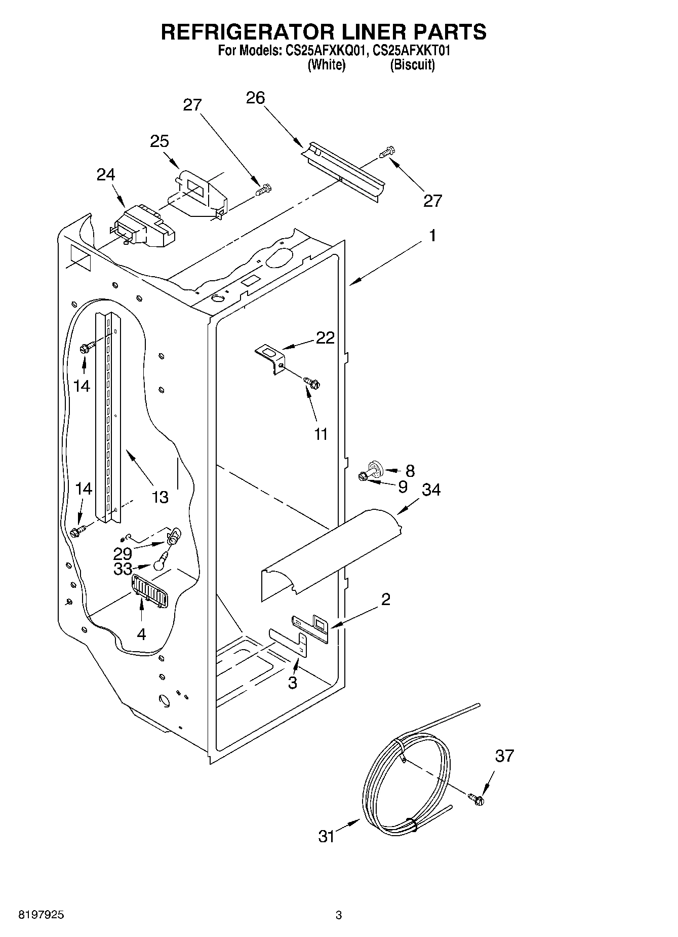 02 - REFRIGERATOR LINER