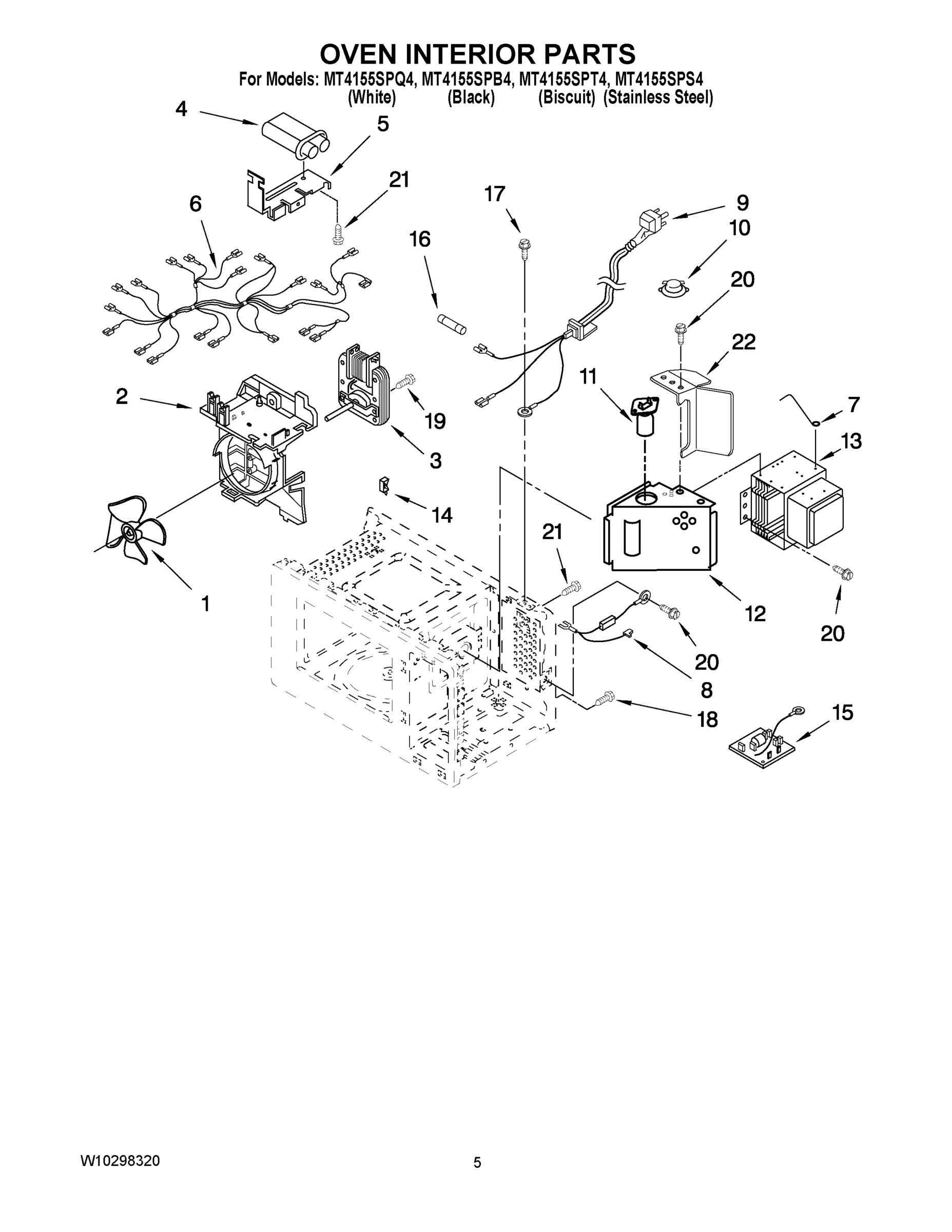05 - OVEN INTERIOR PARTS