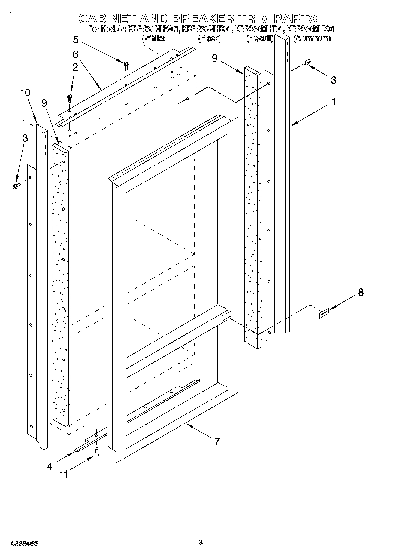 02 - CABINET AND BREAKER TRIM