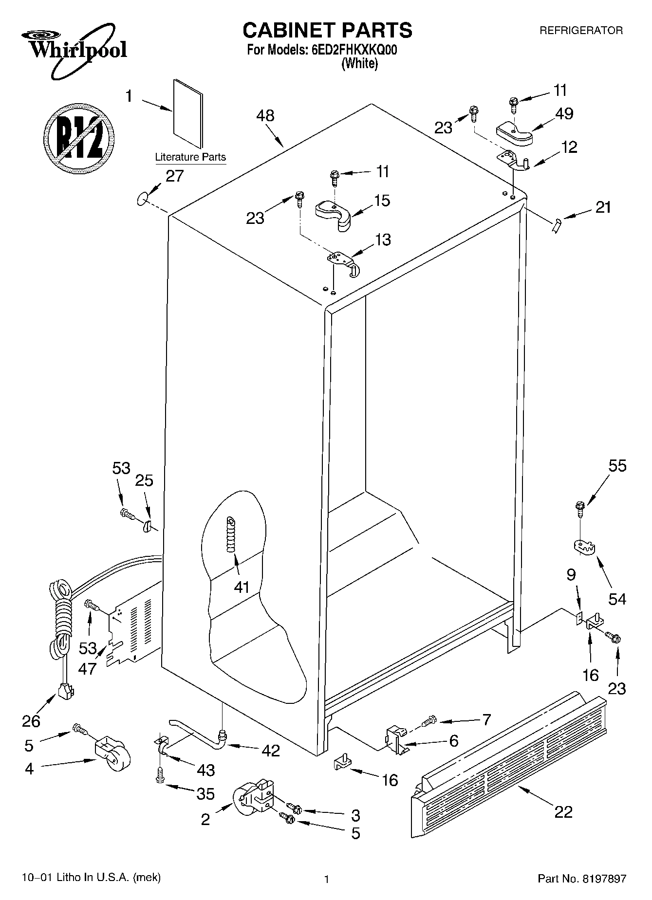 01 - CABINET, LITERATURE