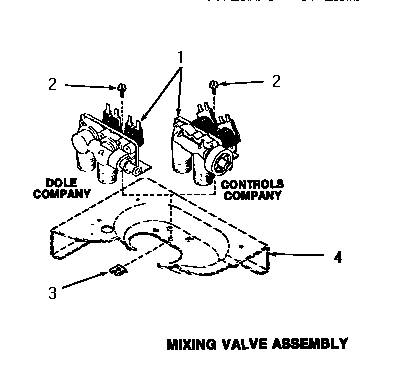 14 - MIXING VALVE ASSY