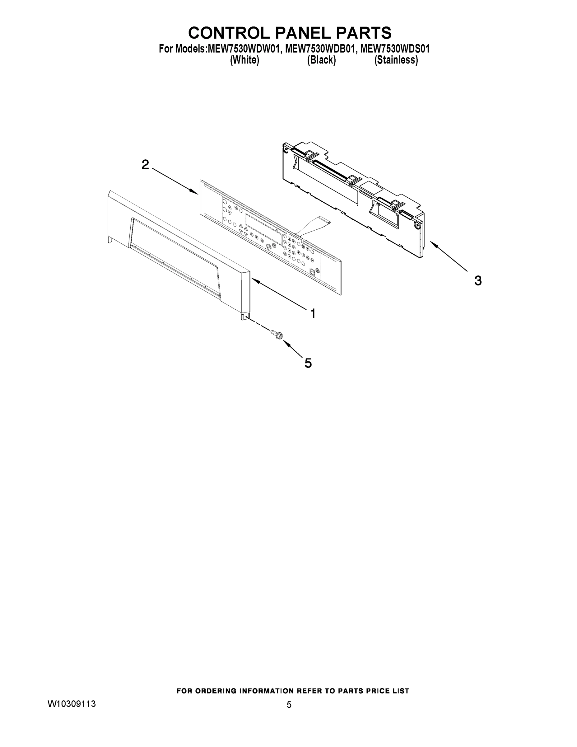 04 - CONTROL PANEL PARTS