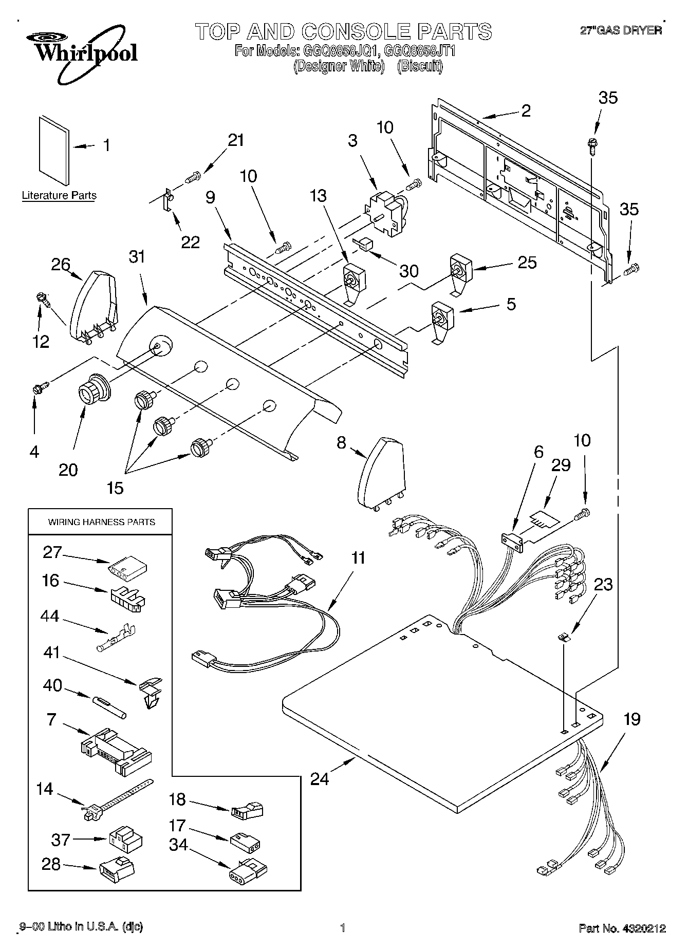01 - TOP AND CONSOLE, LIT/OPTIONAL
